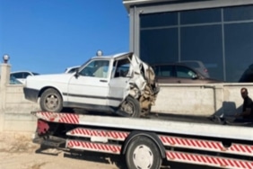 İşten çıkıp evine giderken otomobiline minibüsün çarptığı kazada öldü