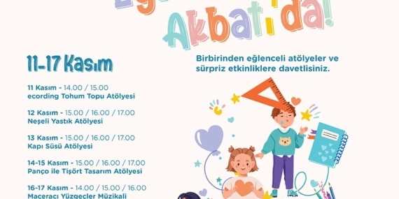 Akbatı’da çocuklara yönelik ara tatil programı sunuluyor