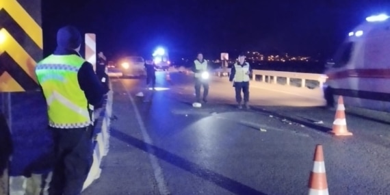 Ankara’da kamyonetin çarptığı yaya öldü