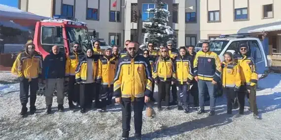 Erzurum 112 Acil Servis Kışa Hazır