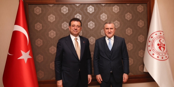 Bakan Bak, İBB Başkanı İmamoğlu’nu kabul etti