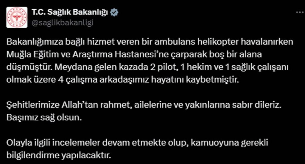 SON DAKİKA: Muğla'da Helikopter Kazası! Hastane Binasına Çarptı ve Düştü (resim 10) – saglikhaberi.net SON DAKİKA: Muğla'da Helikopter Kazası! Hastane Binasına Çarptı ve Düştü (resim 9) – saglikhaberi.net
