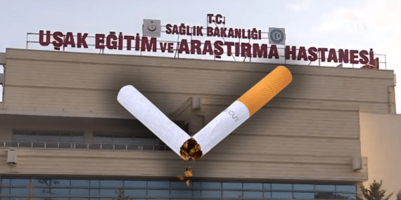 Uşak Eğitim ve Araştırma Hastanesi’nde Sigara Yasağına Sıkı Denetim!