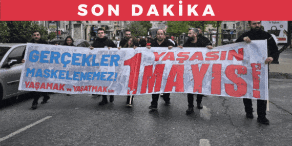 SON DAKİKA: HEP-SEN Üyeleri Taksim’e Doğru Yürüyüşe Geçti