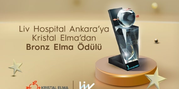 Liv Hospital Ankara’ya Kristal Elma’dan bronz elma ödülü