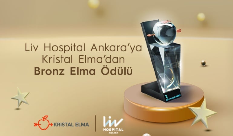 Liv Hospital Ankara’ya Kristal Elma’dan bronz elma ödülü