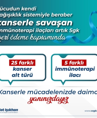 25 farklı kanser türünde kullanılan 5 ilaç geri ödeme kapsamına alındı