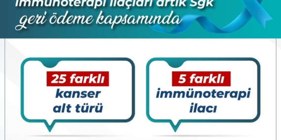25 farklı kanser türünde kullanılan 5 ilaç geri ödeme kapsamına alındı