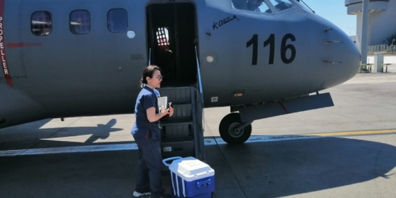 Kalp grefti, Hava Kuvvetleri’ne ait uçakla İzmir’e ulaştırıldı