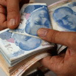 türk lirası para sayma görüntüsü