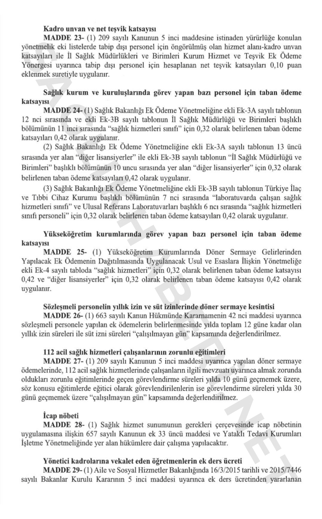 8. Dönem Sağlık ve Sosyal Hizmet Çalışanları için Toplu Sözleşme Tam Metni (resim 7) – saglikhaberi.net