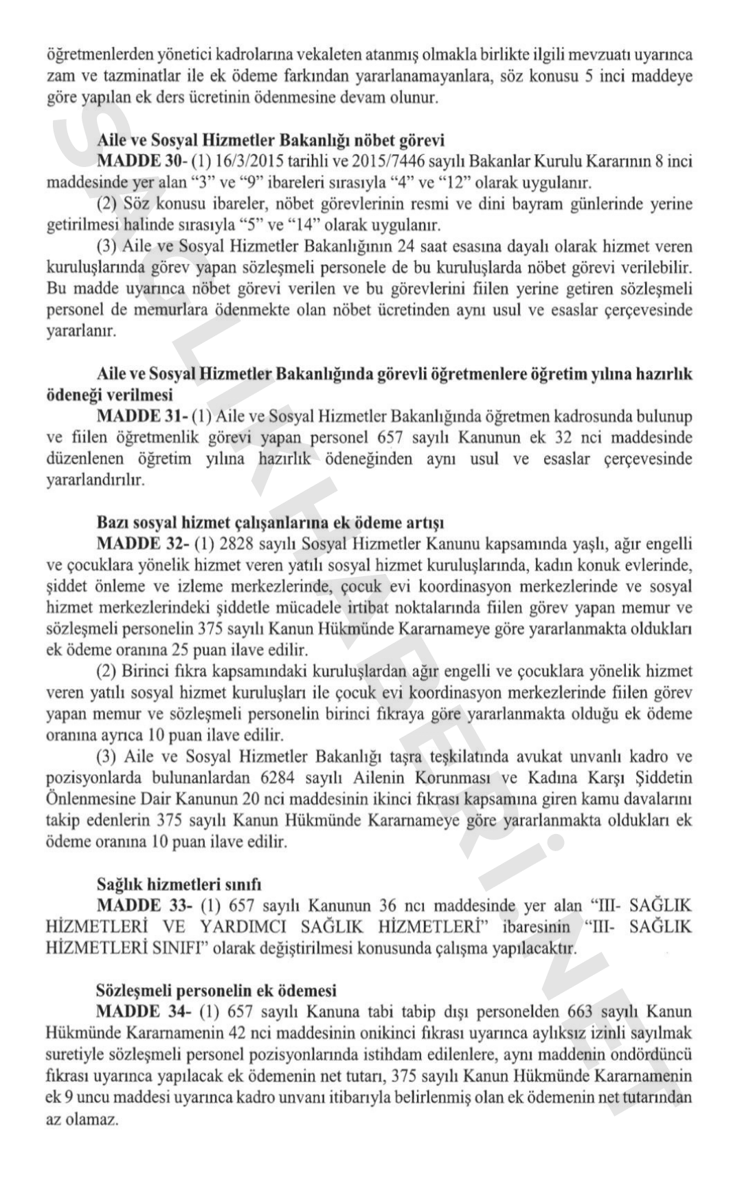8. Dönem Sağlık ve Sosyal Hizmet Çalışanları için Toplu Sözleşme Tam Metni (resim 9) – saglikhaberi.net