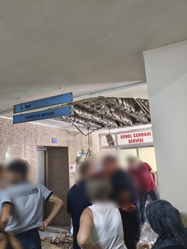HEP-SEN Uyarmıştı: Deprem Sonrası Denizli Devlet Hastanesi’nde Tavan Çöktü! (resim 1) – saglikhaberi.net