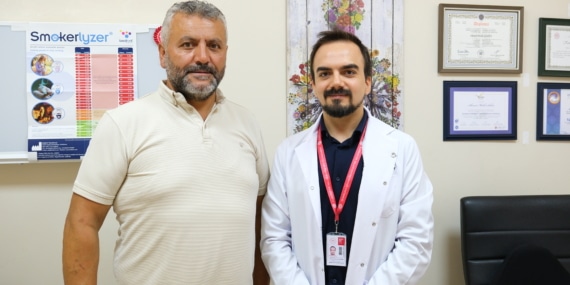 Sigara bırakma polikliniği desteğiyle sigarayı bıraktı