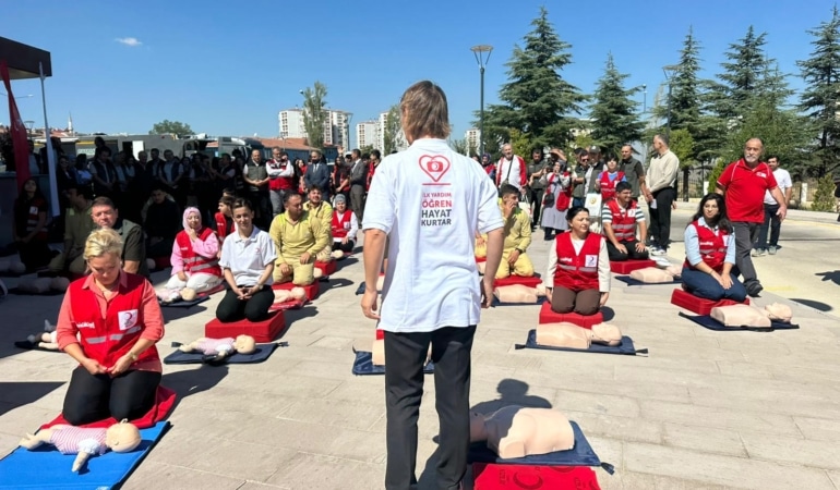 Türk Kızılay’dan, orman yangınlarına karşı simülasyonlu ilk yardım eğitimi