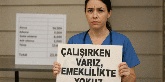 Hemşireler Tepkili: “Çalışırken Varız, Emeklilikte Yokuz”