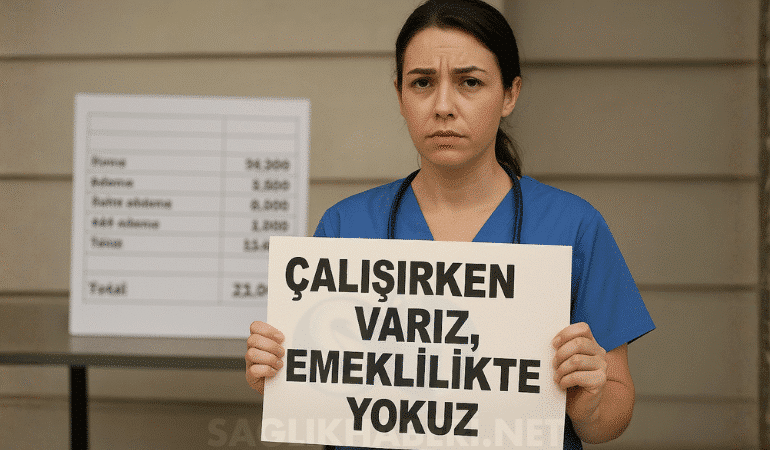 Hemşireler Tepkili “Çalışırken Varız, Emeklilikte Yokuz”
