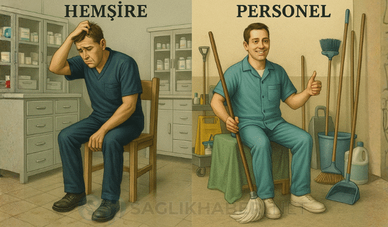 Sağlıkta Maaş Uçurumu Hemşire 58 Bin, Temizlik Personeli 73 Bin TL Alıyor